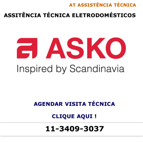 Agendar visita técnica para eletrodomésticos Asko