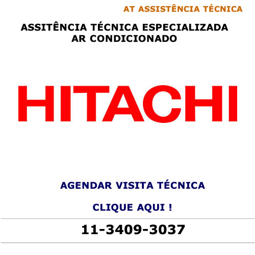 Agendar visita técnica Hitachi
