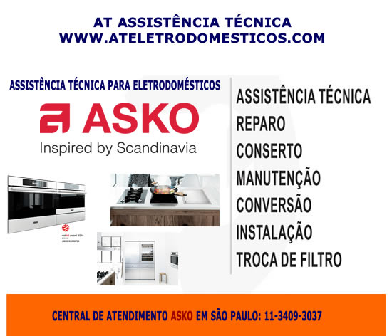 Assistência técnica eletrodomésticos Asko